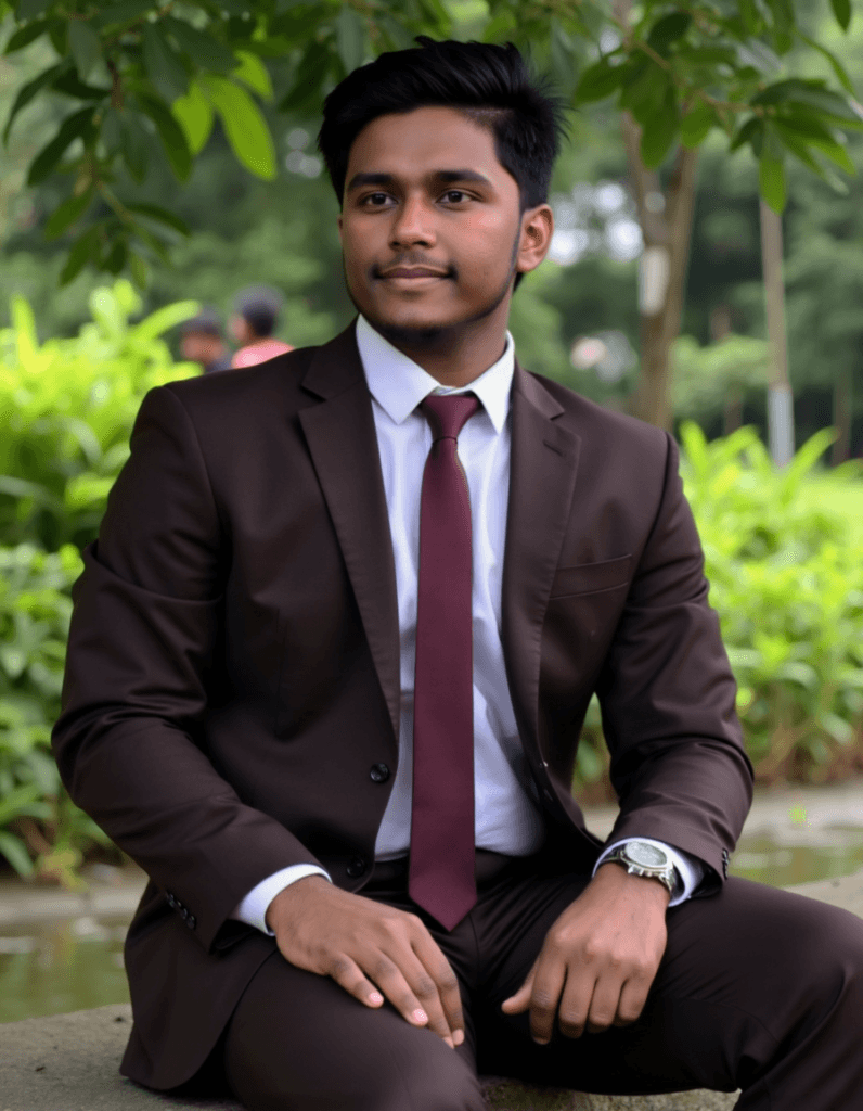 Ismail H hridoy picture wearing suite