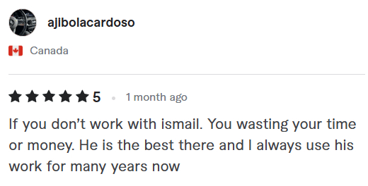 Ismail H Hridoy client review