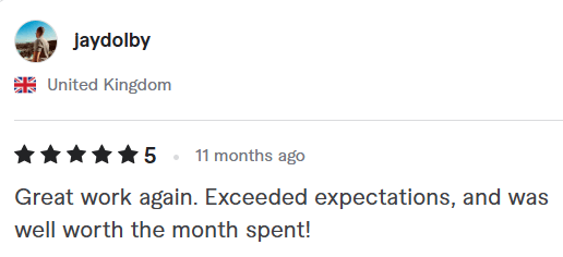 Ismail H Hridoy client review2