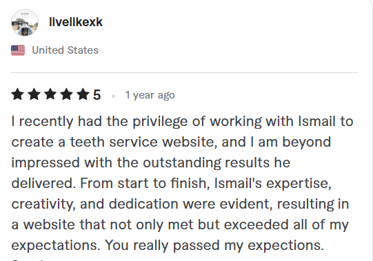 Ismail H Hridoy client review_11