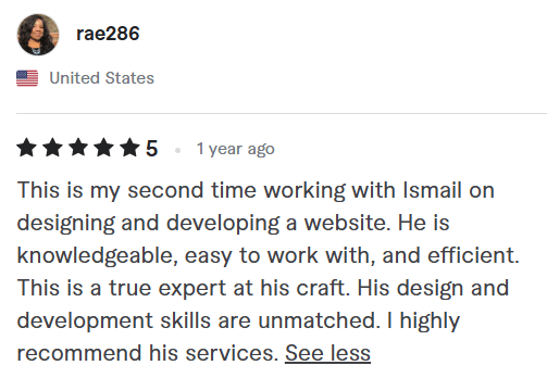 Ismail H Hridoy client review_12